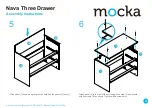 Предварительный просмотр 4 страницы Mocka Nava Three Drawer Assembly Instructions Manual