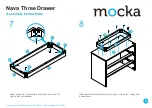 Предварительный просмотр 5 страницы Mocka Nava Three Drawer Assembly Instructions Manual