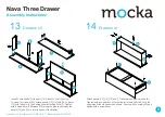 Предварительный просмотр 8 страницы Mocka Nava Three Drawer Assembly Instructions Manual