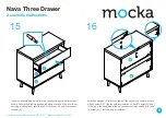 Предварительный просмотр 9 страницы Mocka Nava Three Drawer Assembly Instructions Manual