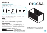 Mocka Neva Cot Assembly Instructions предпросмотр