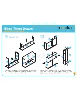 Предварительный просмотр 6 страницы Mocka Nixon Three Drawer Assembly Instructions Manual