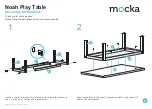 Preview for 2 page of Mocka Noah Play Table Assembly Instructions