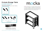 Предварительный просмотр 1 страницы Mocka Octavia Change Table Assembly Instructions