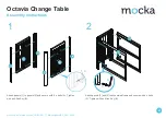 Предварительный просмотр 2 страницы Mocka Octavia Change Table Assembly Instructions