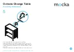 Предварительный просмотр 4 страницы Mocka Octavia Change Table Assembly Instructions