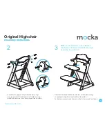 Preview for 4 page of Mocka Original Highchair Assembly Instructions Manual