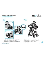 Preview for 9 page of Mocka Original Highchair Assembly Instructions Manual