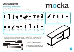 Mocka Oska Buffet Assembly Instructions Manual предпросмотр