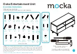 Mocka Oska Entertainment Unit Assembly Instructions Manual предпросмотр