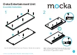 Preview for 2 page of Mocka Oska Entertainment Unit Assembly Instructions Manual