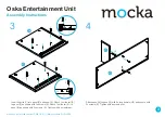 Preview for 3 page of Mocka Oska Entertainment Unit Assembly Instructions Manual