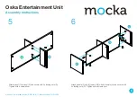 Preview for 4 page of Mocka Oska Entertainment Unit Assembly Instructions Manual