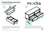 Preview for 8 page of Mocka Oska Entertainment Unit Assembly Instructions Manual