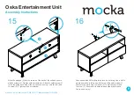 Preview for 9 page of Mocka Oska Entertainment Unit Assembly Instructions Manual