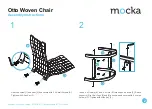 Предварительный просмотр 2 страницы Mocka Otto Woven Chair Assembly Instructions