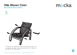 Предварительный просмотр 3 страницы Mocka Otto Woven Chair Assembly Instructions