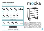 Mocka Parker 4 Drawer Assembly Instructions Manual preview