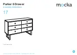 Предварительный просмотр 10 страницы Mocka Parker 6 Drawer Assembly Instructions Manual