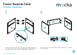 Предварительный просмотр 3 страницы Mocka Parker Bedside Table Assembly Instructions Manual