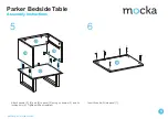 Предварительный просмотр 4 страницы Mocka Parker Bedside Table Assembly Instructions Manual