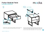 Предварительный просмотр 6 страницы Mocka Parker Bedside Table Assembly Instructions Manual