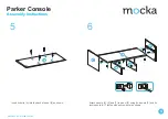 Предварительный просмотр 4 страницы Mocka Parker Console Assembly Instructions Manual