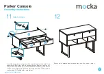 Предварительный просмотр 7 страницы Mocka Parker Console Assembly Instructions Manual