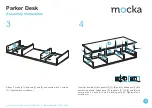 Предварительный просмотр 3 страницы Mocka Parker Desk Assembly Instructions Manual