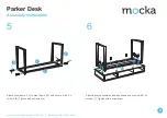 Предварительный просмотр 4 страницы Mocka Parker Desk Assembly Instructions Manual