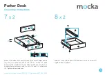 Предварительный просмотр 5 страницы Mocka Parker Desk Assembly Instructions Manual