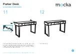 Предварительный просмотр 7 страницы Mocka Parker Desk Assembly Instructions Manual