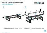 Предварительный просмотр 2 страницы Mocka Parker Entertainment Unit Assembly Instructions Manual