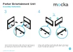 Предварительный просмотр 3 страницы Mocka Parker Entertainment Unit Assembly Instructions Manual