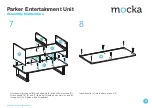 Предварительный просмотр 5 страницы Mocka Parker Entertainment Unit Assembly Instructions Manual