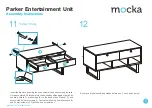 Предварительный просмотр 7 страницы Mocka Parker Entertainment Unit Assembly Instructions Manual