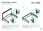 Предварительный просмотр 2 страницы Mocka Peyton Bed Queen Assembly Instructions