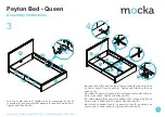 Предварительный просмотр 3 страницы Mocka Peyton Bed Queen Assembly Instructions