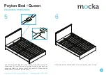 Предварительный просмотр 4 страницы Mocka Peyton Bed Queen Assembly Instructions