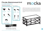 Предварительный просмотр 1 страницы Mocka Phoebe Entertainment Unit Assembly Instructions