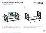 Предварительный просмотр 2 страницы Mocka Phoebe Entertainment Unit Assembly Instructions