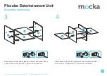 Предварительный просмотр 3 страницы Mocka Phoebe Entertainment Unit Assembly Instructions