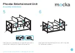 Предварительный просмотр 4 страницы Mocka Phoebe Entertainment Unit Assembly Instructions