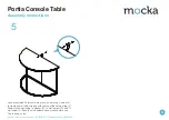 Preview for 4 page of Mocka Portia Console Table Assembly Instructions