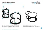 Предварительный просмотр 3 страницы Mocka Portia Assembly Instructions