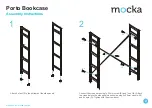 Предварительный просмотр 2 страницы Mocka Porto Bookcase Assembly Instructions