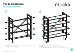 Предварительный просмотр 3 страницы Mocka Porto Bookcase Assembly Instructions