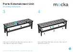 Preview for 3 page of Mocka Porto Entertainment Unit Assembly Instructions