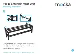 Preview for 4 page of Mocka Porto Entertainment Unit Assembly Instructions