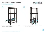 Предварительный просмотр 4 страницы Mocka Porto Full Length Hanger Assembly Instructions Manual